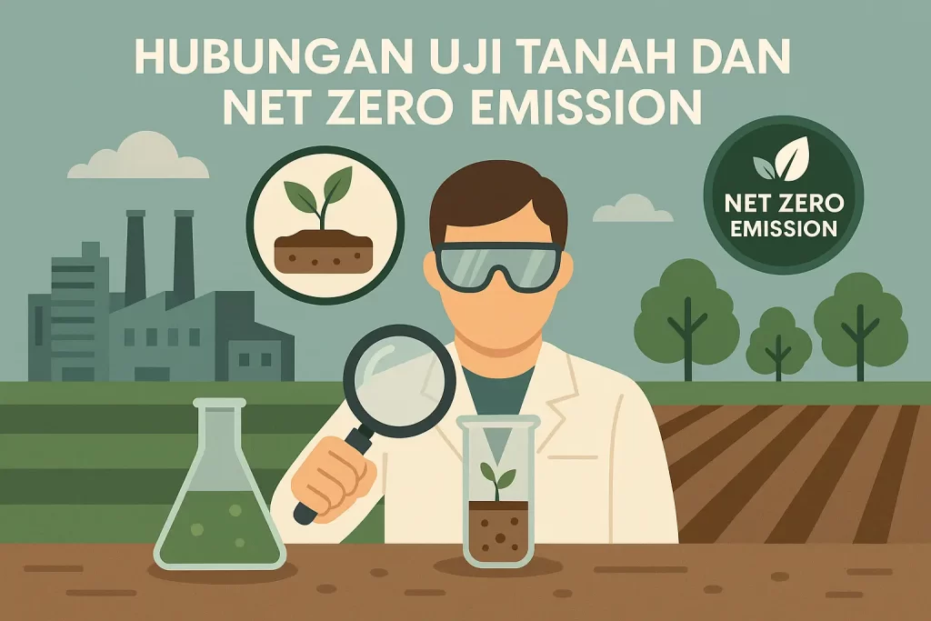 hubungan uji tanah dan net zero emission