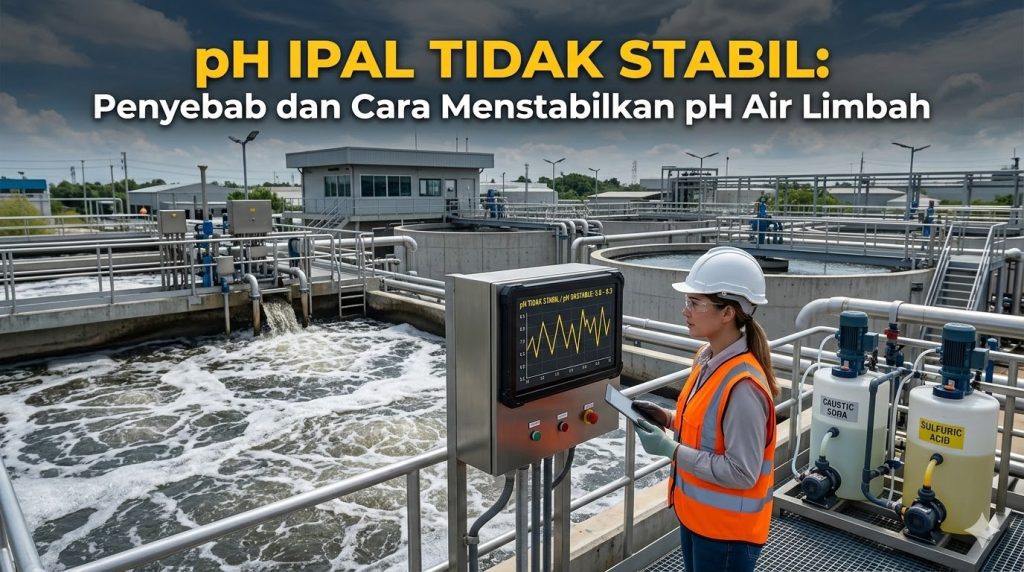 Header artikel pH IPAL tidak stabil: penyebab dan cara menstabilkan pH air limbah